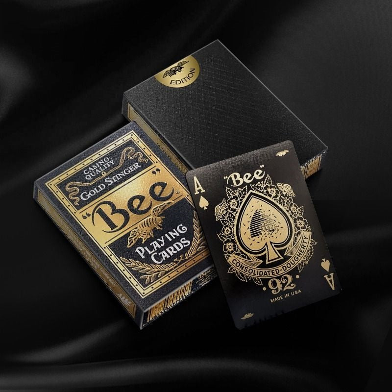 Bee Gold Stinger Playing Cards