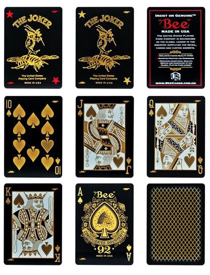 Bee Gold Stinger Playing Cards