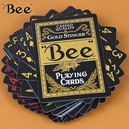 Bee Gold Stinger Playing Cards