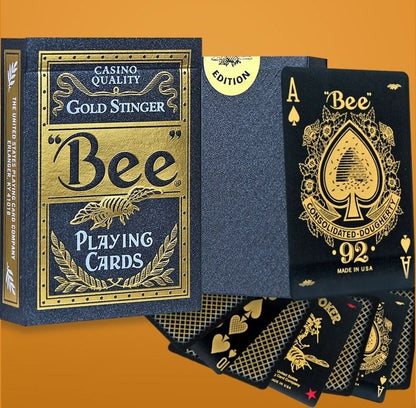 Bee Gold Stinger Playing Cards
