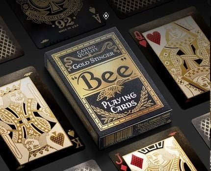 Bee Gold Stinger Playing Cards