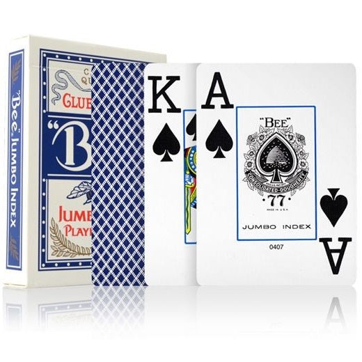 Brick of 12 Bee Jumbo Index 6 Red & 6 Blue Decks