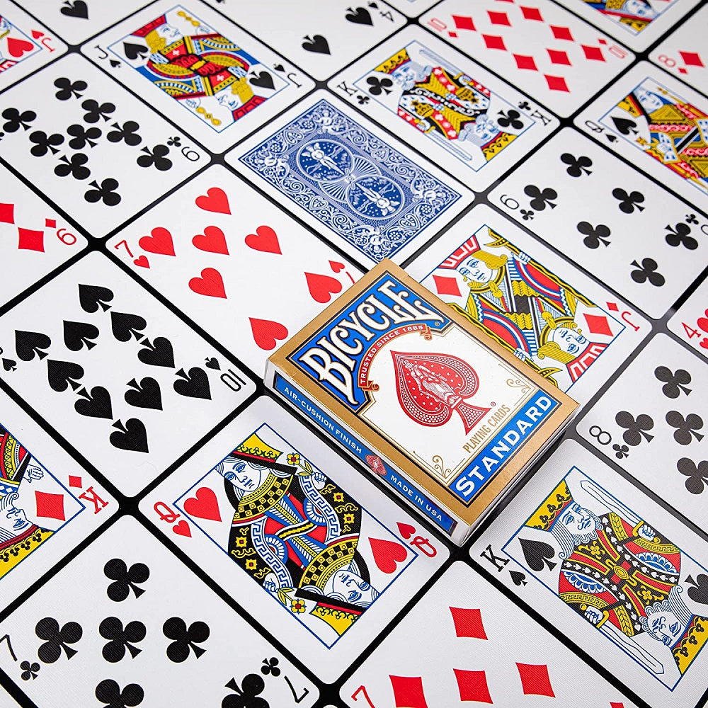 Bicycle Blue Standard Playing Cards - Gold Border Tuck