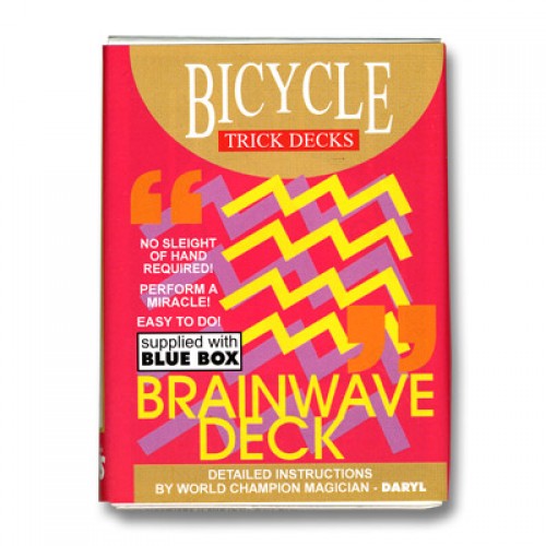 Bicycle Brainwave BLUE Trick Deck