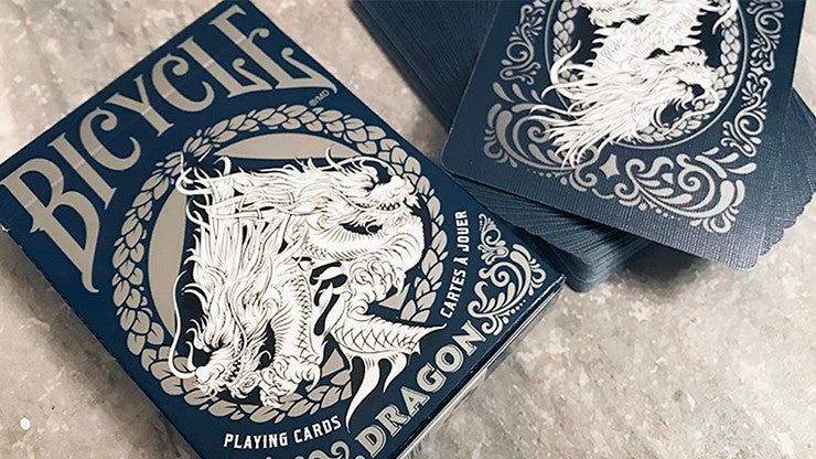 Bicycle Dragon Playing Cards - Blue