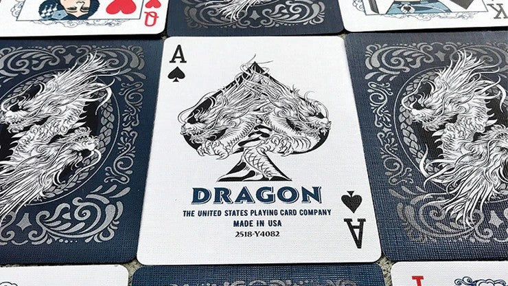 Bicycle Dragon Playing Cards - Blue