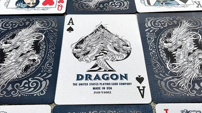 Bicycle Dragon Playing Cards - Blue