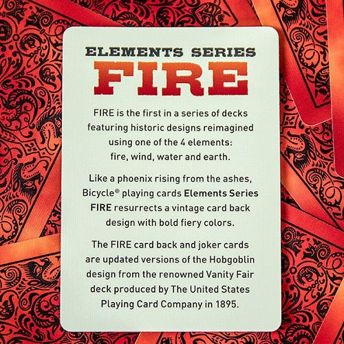 Bicycle Fire Elements Series Deck