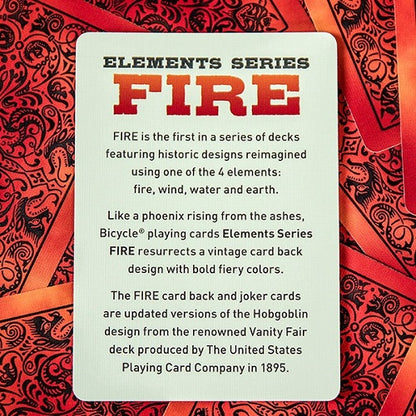 Bicycle Fire Elements Series Deck