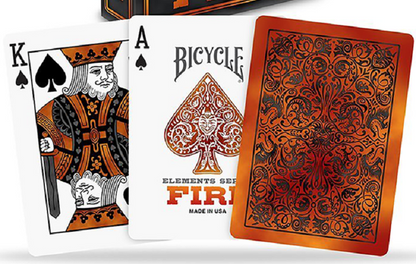 Bicycle Fire Elements Series Deck
