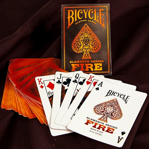 Bicycle Fire Elements Series Deck