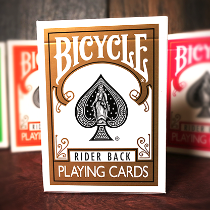 Bicycle Rider Back (GOLD) Deck