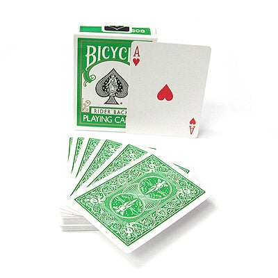 Bicycle Rider Back (GREEN) Deck