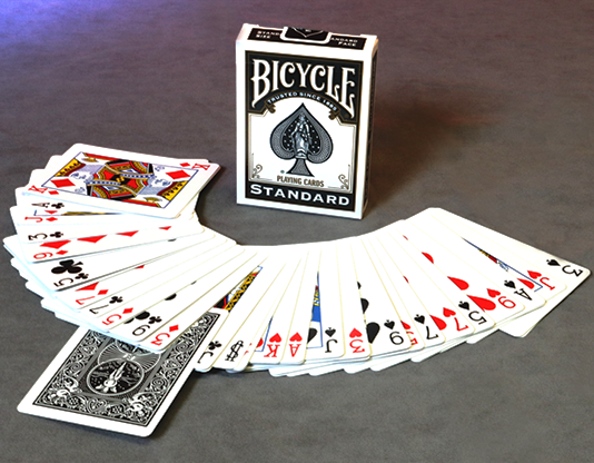 Bicycle Invisible BLACK Trick Deck