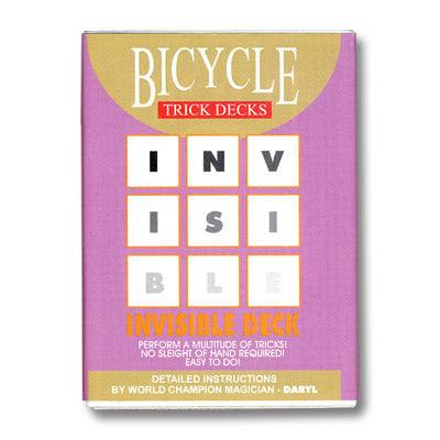 Bicycle Invisible BLUE Trick Deck