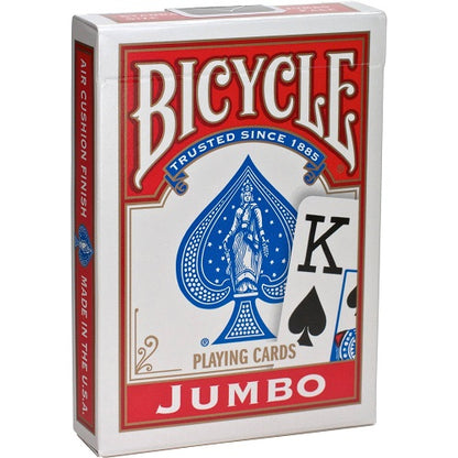Brick of 12 Bicycle Jumbo Index 6 Red & 6 Blue Decks