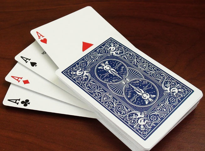 Bicycle Mirage BLUE Trick Deck