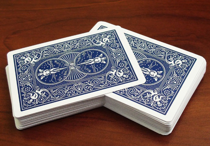 Bicycle Mirage BLUE Trick Deck