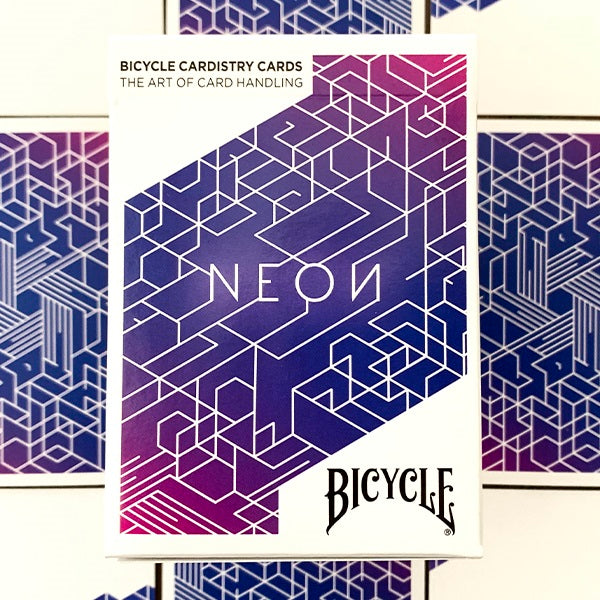 Bicycle Neon Blue Aurora Cardistry Playing Cards