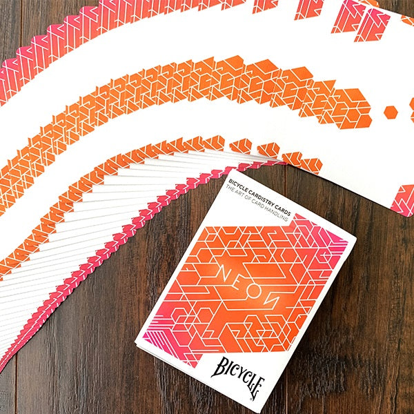 Bicycle Orange Bump Neon Cardistry Playing Cards