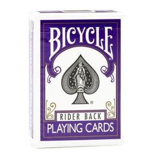 Bicycle Rider Back (PURPLE) Deck