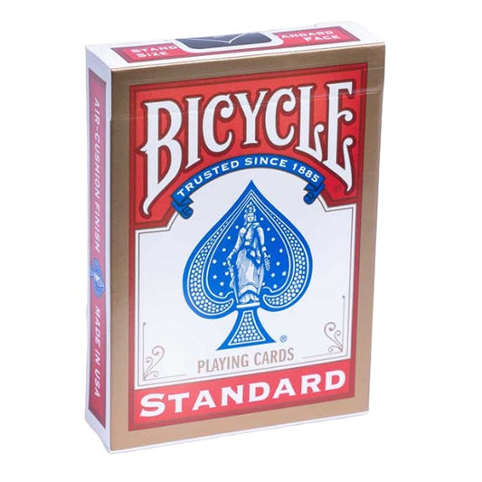 Bicycle Red Standard Playing Cards - Gold Border Tuck