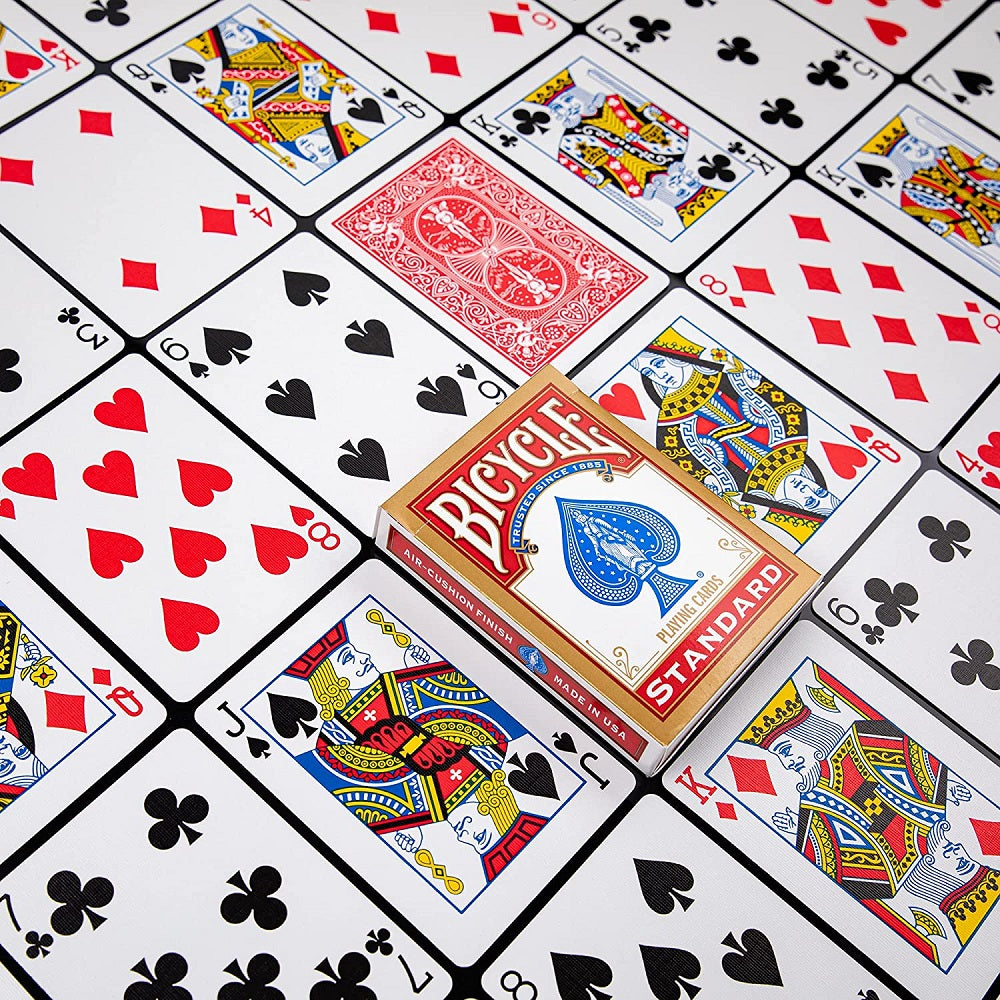 Bicycle Red Standard Playing Cards - Gold Border Tuck