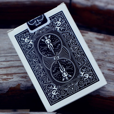 Bicycle Rider Back (BLACK) Deck