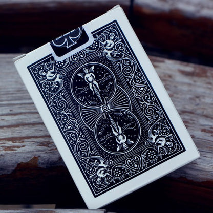Bicycle Rider Back (BLACK) Deck