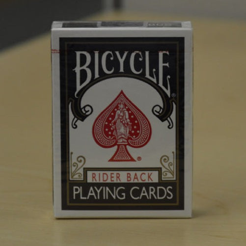 Bicycle Rider Back (BLACK) Deck