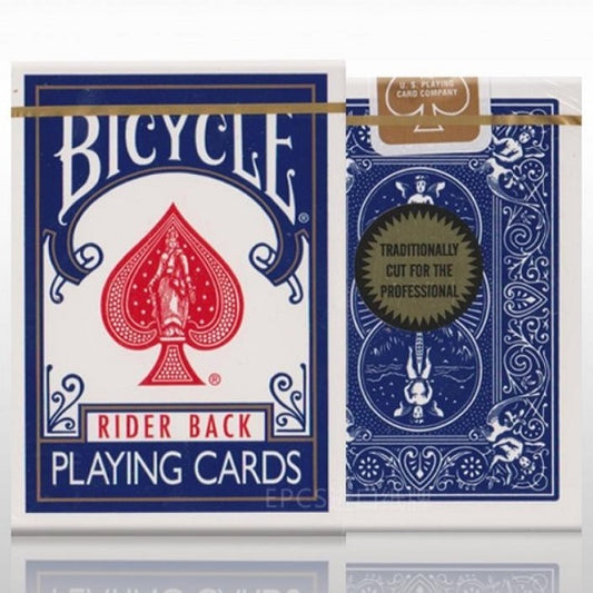 Bicycle (Gold Standard) - BLUE Rider Back Deck by Richard Turner