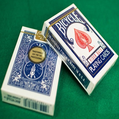 Bicycle (Gold Standard) - BLUE Rider Back Deck by Richard Turner