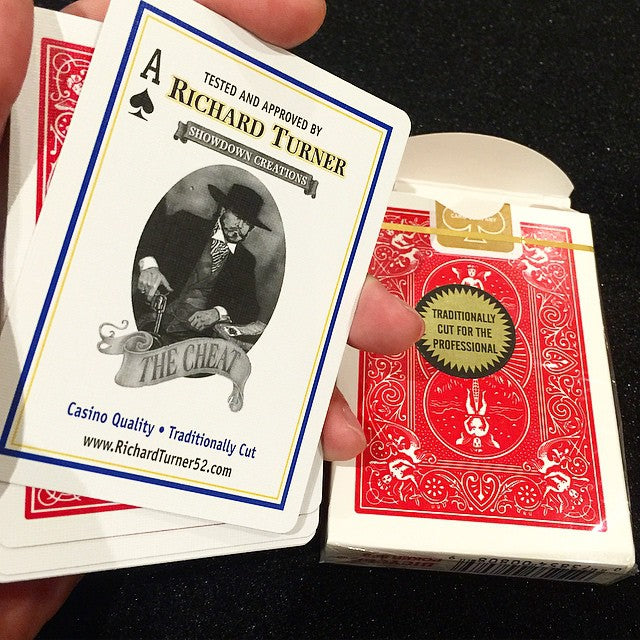 Bicycle (Gold Standard) - RED Rider Back Deck by Richard Turner
