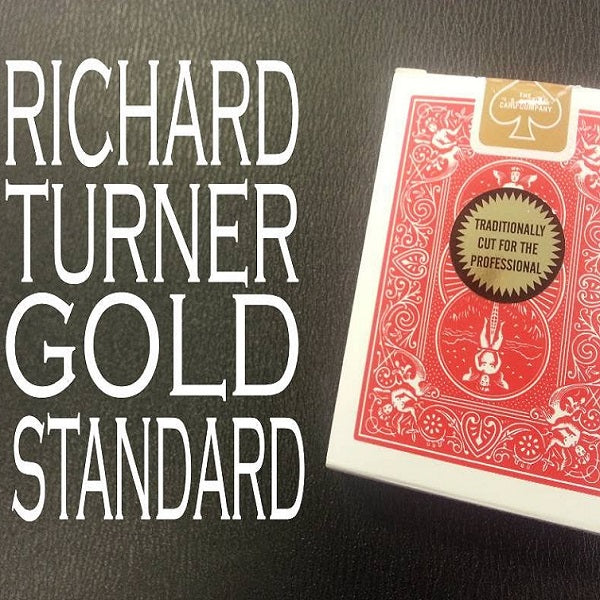 Bicycle (Gold Standard) - RED Rider Back Deck by Richard Turner