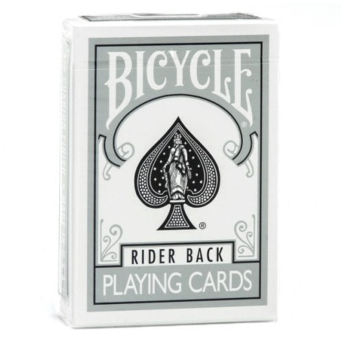 Bicycle Rider Back (SILVER) Deck