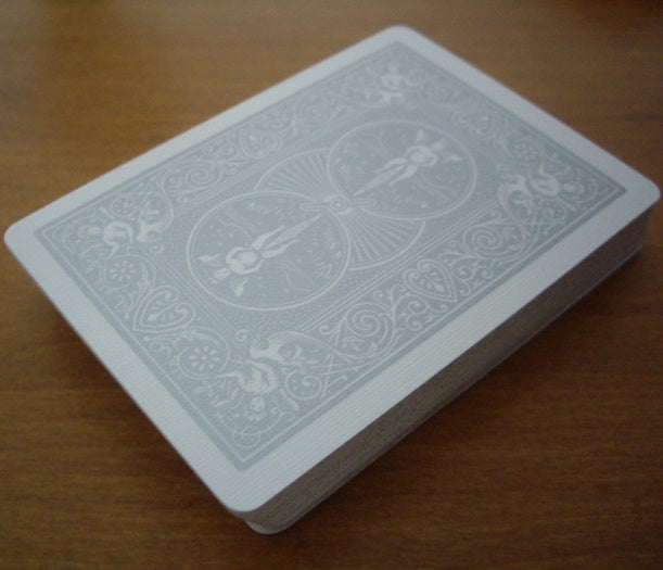 Bicycle Rider Back (SILVER) Deck