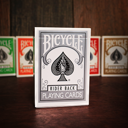 Bicycle Rider Back (SILVER) Deck