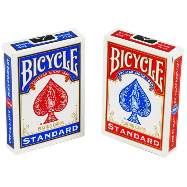 Bicycle Standard Index 808 Playing Cards 12 Count Red and Blue