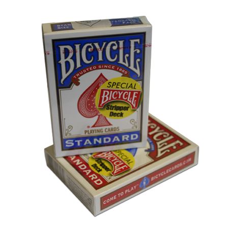 Bicycle Stripper BLUE Trick Deck