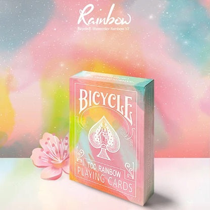 Bicycle TCC Rainbow V3 (Peach) Edition Deck