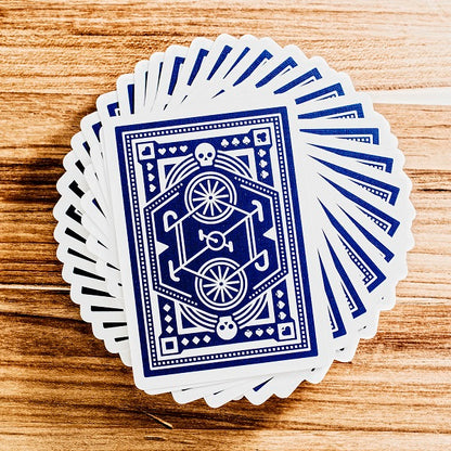 DKNG Blue Wheel Playing Cards by Art of Play
