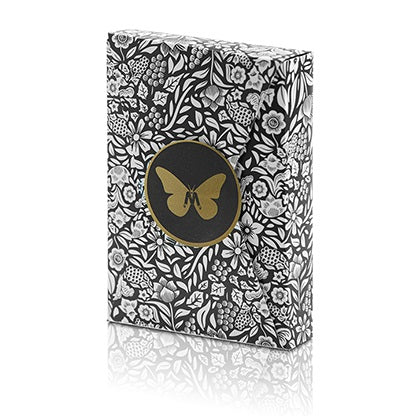 Butterfly Playing Cards Marked (Black and Gold) by Ondrej Psenicka