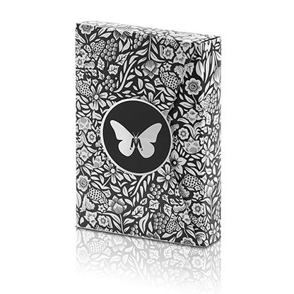 Butterfly Playing Cards Marked (Black and Silver) by Ondrej Psenicka