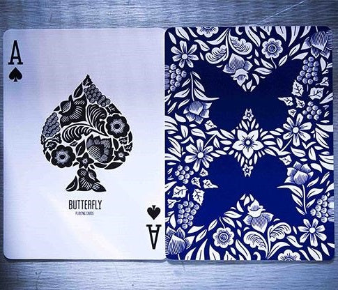 Butterfly Marked (BLUE) Deck by Ondrej Psenicka