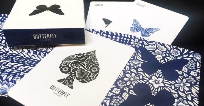 Butterfly Marked (BLUE) Deck by Ondrej Psenicka