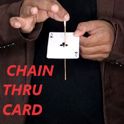 Chain Thru Card Magic Trick