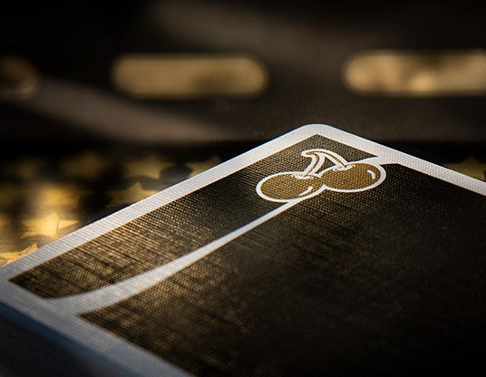 Cherry Casino (Monte Carlo Black and Gold) Edition Deck