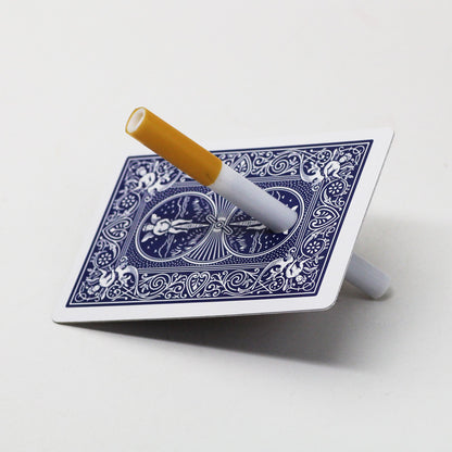 Cigarette Through Card - Blue