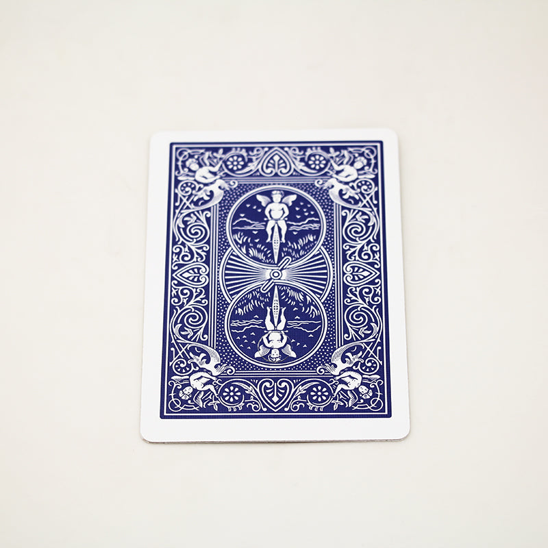 Cigarette Through Card - Blue