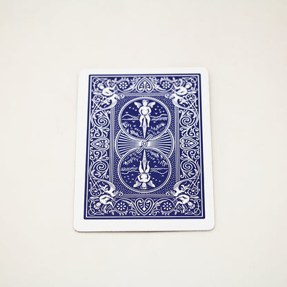 Cigarette Through Card - Blue